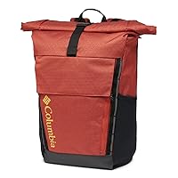 Columbia Unisex Convey II 27L Rolltop Backpack, Warp Red, One Size