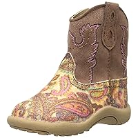 ROPER girls Roper Glitter Square Toe Cowgirl Boot