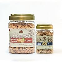 LAFOOCO Combo Sea Salt Coconut Cashews and Unsalted Roasted Cashews, Rich in Nutrients, Great Gift, Vietnam Cashews 49.37oz