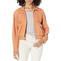 [BLANKNYC] womens Tencil Moto Jacket, Comfortable & Casual CoatTencil Moto, Comfortable & Casual Coat