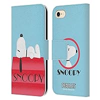 Head Case Designs Officially Licensed Peanuts House Snoopy Deco Dreams Leather Book Wallet Case Cover Compatible with Apple iPhone 7/8 / SE 2020 & 2022