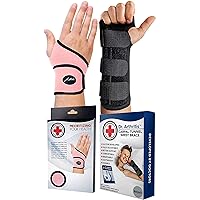 Dr. Arthritis Bundle: Wrist Support (Pink) + Carpal Tunnel Wrist Brace (Right)