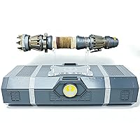 Star Wars Galaxy's Edge Rey Skywalker Legacy Lightsaber Hilt with Custom Hilt Stand Bundle