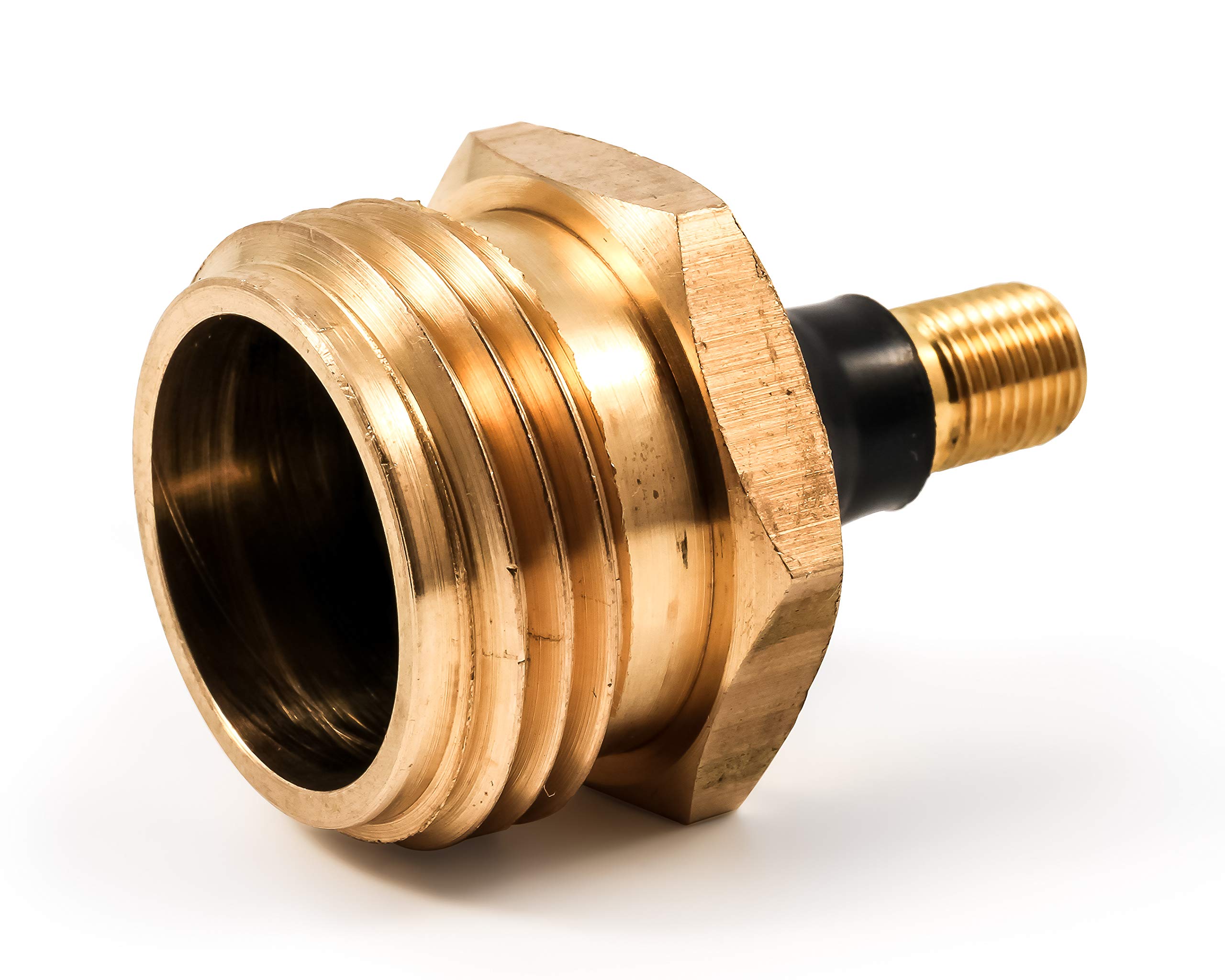 Camco RV Brass Blow Out Plug | Helps Clear Your RV's Water Lines During Winterization and Dewinterization (36153)