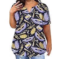 Blouses & Button-Down Shirts Workout Shirts for Women T Shirts for Women Funny Christmas Shirt Off The Shoulder Tops for Women Ribbed Long Sleeve Tops for Women Womens Shirts Purple 5XL