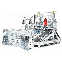 Eitech Mega Set Bulldozer/Digger Construction Set & Educational Toy - Advanced STEM Activity with 1,470 + Pieces for Ages 12 and Up