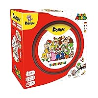 Zygomatic | Dobble Super Mario Eco Sleeve | Ultimate Observation and Speed Game for Families and Kids | Ages 7+ | 2-8 Players | 15 Minutes per Game | Spanish and German