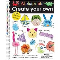 Alphaprints: Create Your Own: A sticker and doodle activity book Alphaprints: Create Your Own: A sticker and doodle activity book Spiral-bound
