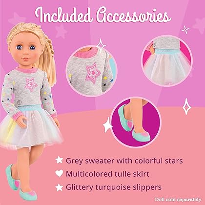 Glitter Girls - Shine Bright Outfit -14-inch Doll Clothes - Toys, Clothes & Accessories For Girls 3-Year-Old & Up