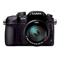 Panasonic LUMIX GH4 DMC-GH4H-K Mirrorless SLR, 14-140mm Lens Kit (Black) - International Version