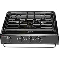 Suburban 3600A 3-Burner Slide-in Cooktop - Black