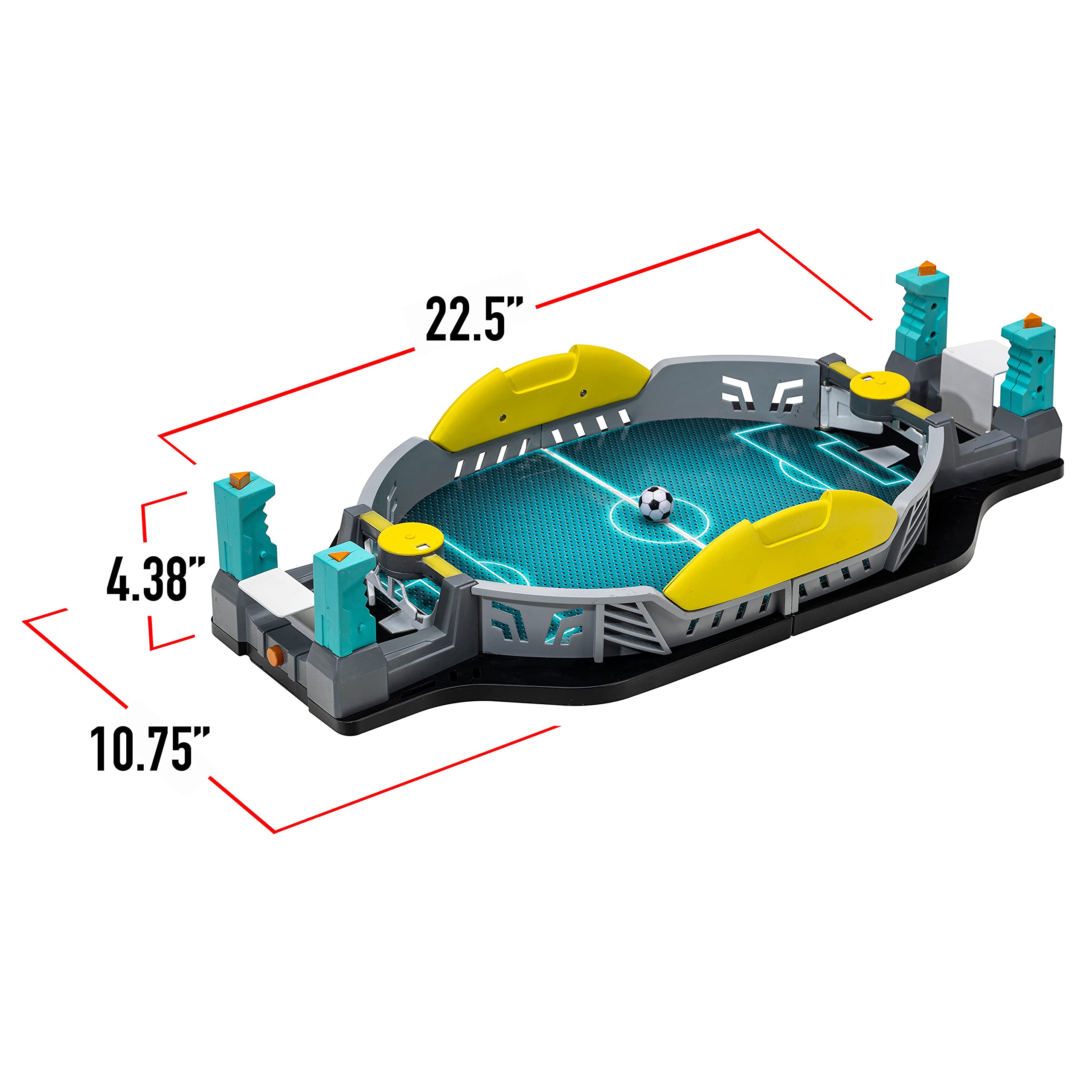 Franklin Sports Mini Tabletop Soccer Shootout Game - Arcade Style Soccer Table Game for All Ages- Electronic LED Scoreboard and Sounds