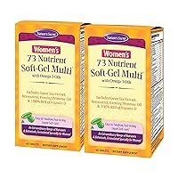 Women's 73 Nutrient Soft-Gel Multi Vitamin, 60-Count (Pack of 2)