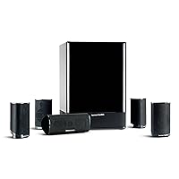Harman Kardon HKTS-15 5.1 High-Performance, 6-Piece Home Theater Speaker System (Black Gloss) (Discontinued by Manufacturer)