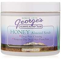 Georges Aloe Honey Almond Scrub, 6 Ounce