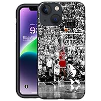 Compatible with iPhone 14 Case, Legendary Basketball Athlete Theme Designed for 14 Case 6.1 inch Cover for Teens Boys Men Basketball Fans