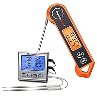 ThermoPro TP-17 Meat Thermometer+ThermoPro TP19HDigital Meat Thermometer