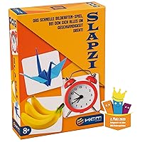 Slapzi 55142 Thinking Game Skill Game Speed & Attention Counts Multi-Coloured