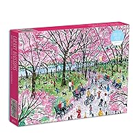 Galison Michael Storrings Cherry Blossoms 1000 Piece Puzzle from Galison - Beautifully Illustrated Jigsaw Puzzle of Cherry Blossom Season in D.C, 27