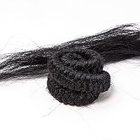 Mehron Makeup Crepe Hair 12-inch Braid (Black)