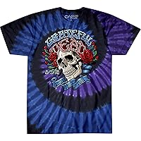 Liquid Blue Unisex-Adult Standard Grateful Dead Boston Music Hall Spiral Tie Dye Ss T-Shirt