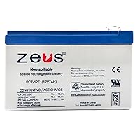 ZEUS 12V 7 Ah Rechargeable Lead Acid Battery PC7-12F2