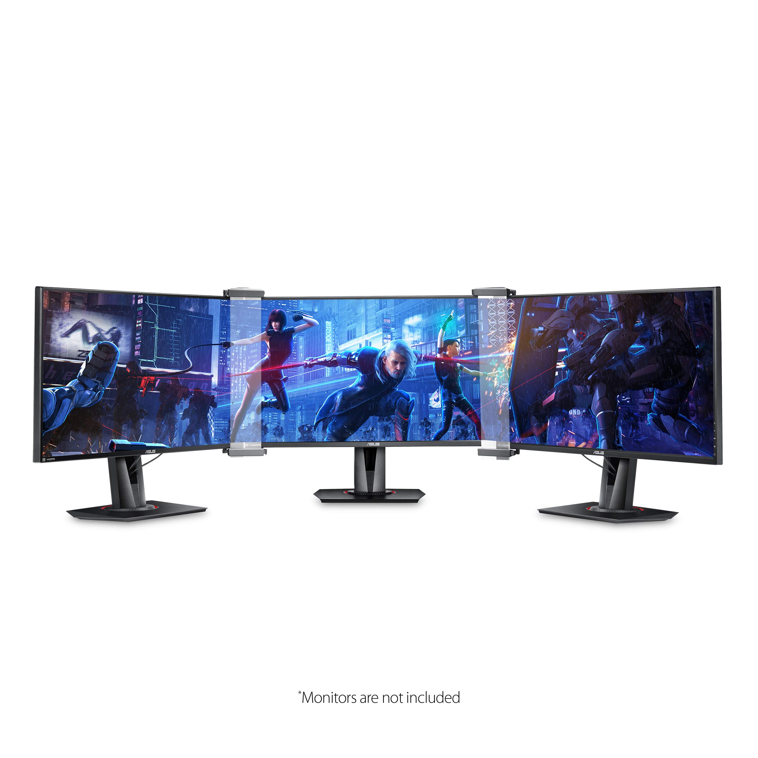 ASUS ROG Bezel-Free Kit ABF01 Universal Multi-Monitor Setup with Optical Micro-structures Easy Assembly (Set of 2)