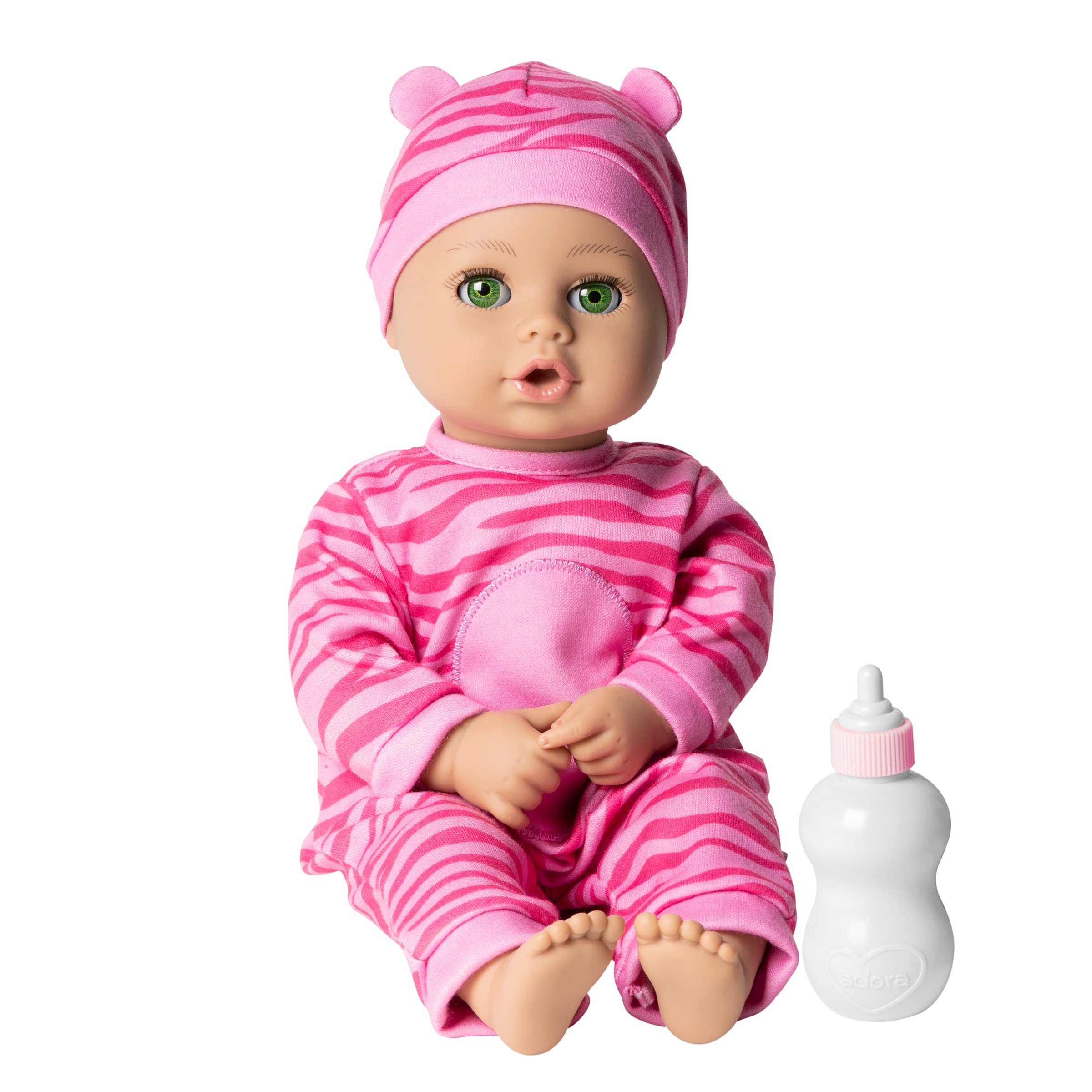 Adora Baby Doll 13 inch Playtime Baby Tiger Bright with a Toy Baby Bottle