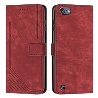 Phone Flip Case Compatible With iPod Touch 7 (2019) - 6 - Touch 5 Wrist Strap Phone Case Wallet Flip Phone Case Card Slot Holder Flip Cover Phone Case Compatible With iPod Touch 7 (2019) - 6 - Touch 5