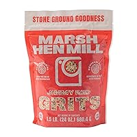 Jimmy Red Grits Pure, Gluten Free Old Fashioned Corn Grits | No Preservatives, Rich in Heritage Authentic Southern Hearty, Fruity, Nutty Flavor | 100% Natural Goodness - 24 oz Pack