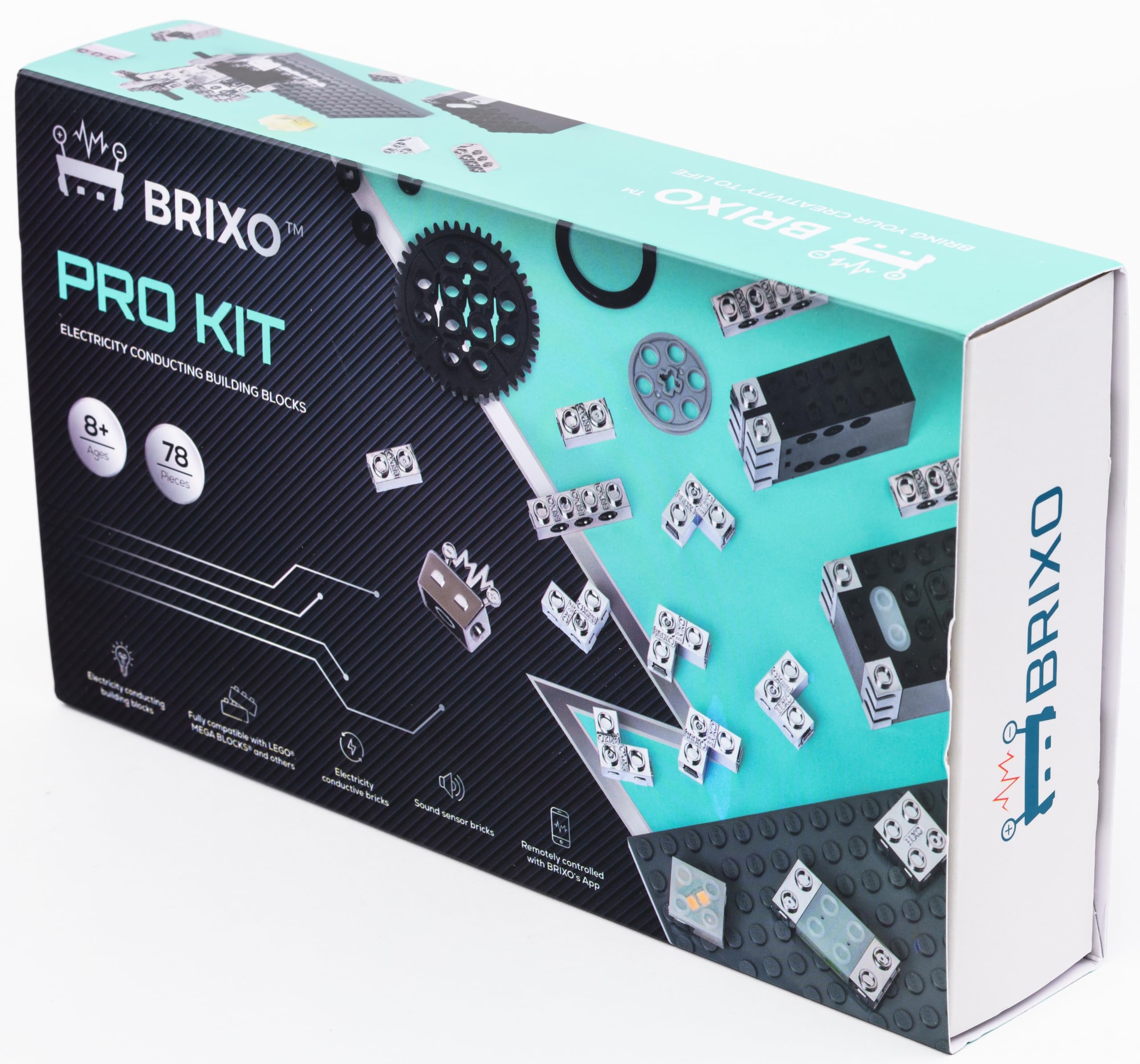 Dakott PRO-KIT, Electricity conducting Building Blocks, Fully Compatible with All LegoBricks and Models. Meet BRIXO - A New World of Creativity and Innovation. Bring Your LegoBricks to Life.