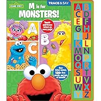 Sesame Street Elmo, Big Bird, Cookie Monster, and More! - Trace and Say 26-Button Early Learning Sound Book - Alphabet, 100+ First Words, and More! - PI Kids Sesame Street Elmo, Big Bird, Cookie Monster, and More! - Trace and Say 26-Button Early Learning Sound Book - Alphabet, 100+ First Words, and More! - PI Kids Board book