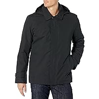 Cole Haan mens Classic 29inch Hooded City Rain Jacket
