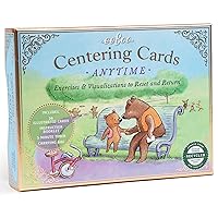 Anytime Centering Cards, Exercises & Visualiztions to Rest and Return, Redirect and Focus Your Child, Includes 36 Cards, 3-Minute Sand Timer and Fabric Bag, for Ages 3 and up