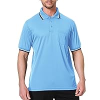 TopTie Baseball and Softball Referee Shirt Short Sleeve Polo Shirt Umpire Jersey