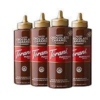 Torani Puremade Sauce, Salted Chocolate Caramel, 16.5 Ounces (Pack of 4 - Packaging May Vary)