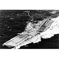 HISTORY GALORE 24x36 gallery poster, The U.S. Navy aircraft carrier USS Randolph (CVS-15) underway at sea.