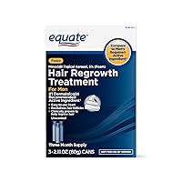 Equate - Hair Regrowth Treatment for Men, Minoxidil 5%, Topical Aerosol Foam, 3 Month Supply