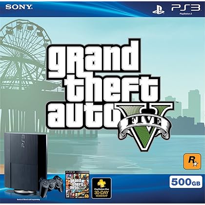 PS3 500 GB Grand Theft Auto V Bundle