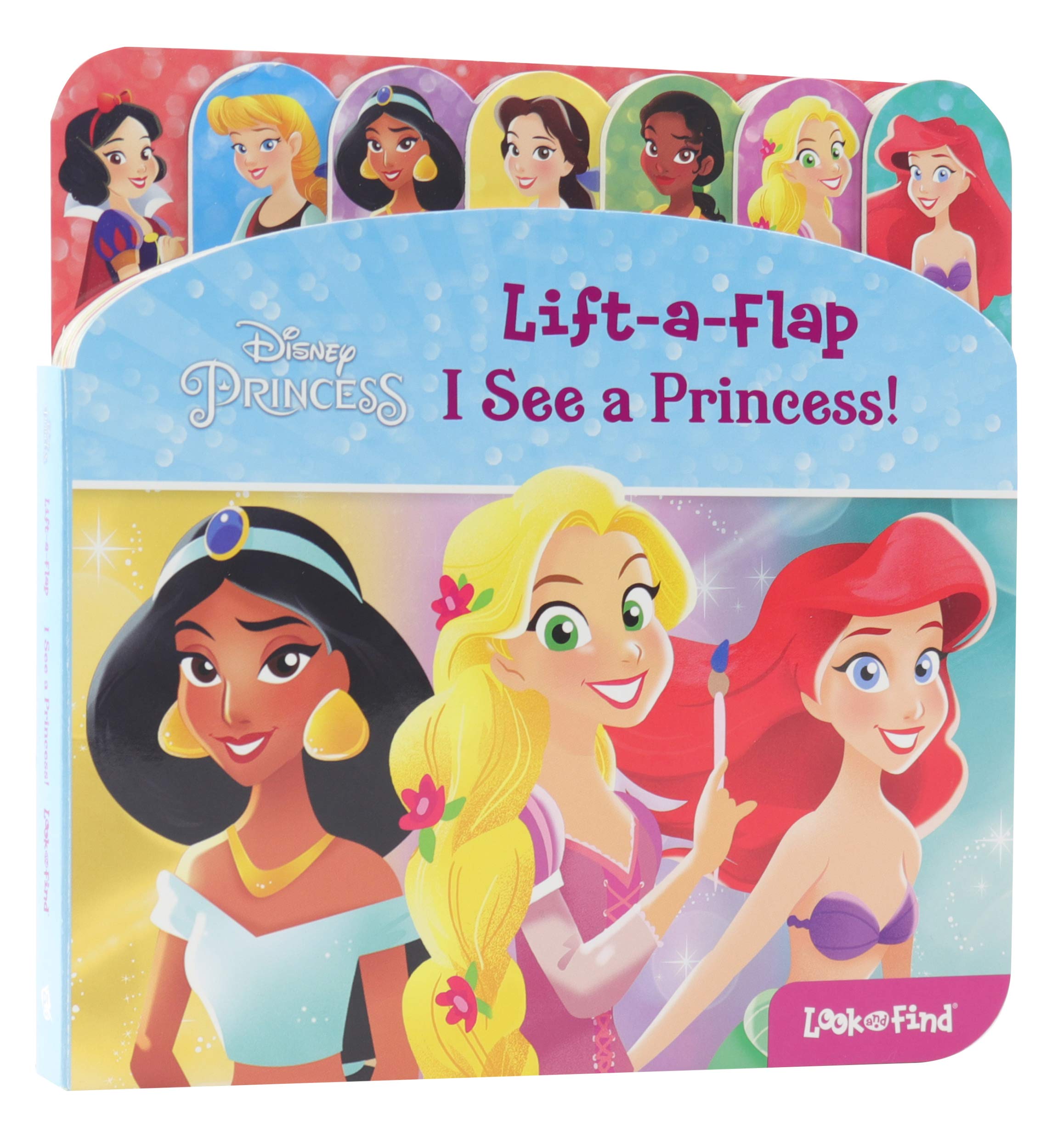 Disney Princess - I See a Princess! Lift-a-Flap Look and Find Board Book - PI Kids