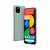 Pixel 5-5G Android Phone - 128 GB + 8GB RAM - Water Resistant - Unlocked Smartphone with Night Sight and Ultrawide Lens - Sorta Sage