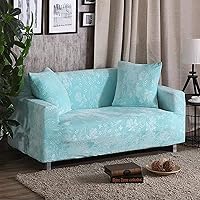 Stretch Sofa Protector,Solid Color Thicken Elastic Sofa Covers,Anti-Slip Universal Easy Fit Sofa Slipcovers Couch Slipcover-E 1 Seater 90-140cm(35-55inch)