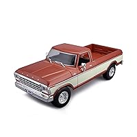 Maisto - 1/18 Scale Model Compatible with Ford Replica Miniature Model Classic Vintage Collectible F150 Pick-up 1979 (Blue)