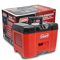 Coleman DX 2500 Dehumidifier, up to 800 cu ft, Portable, Versatile, WiFi and Bluetooth Compatible, Great for RVs, Boats, Cabins, Shops, Basements and Crawlspaces