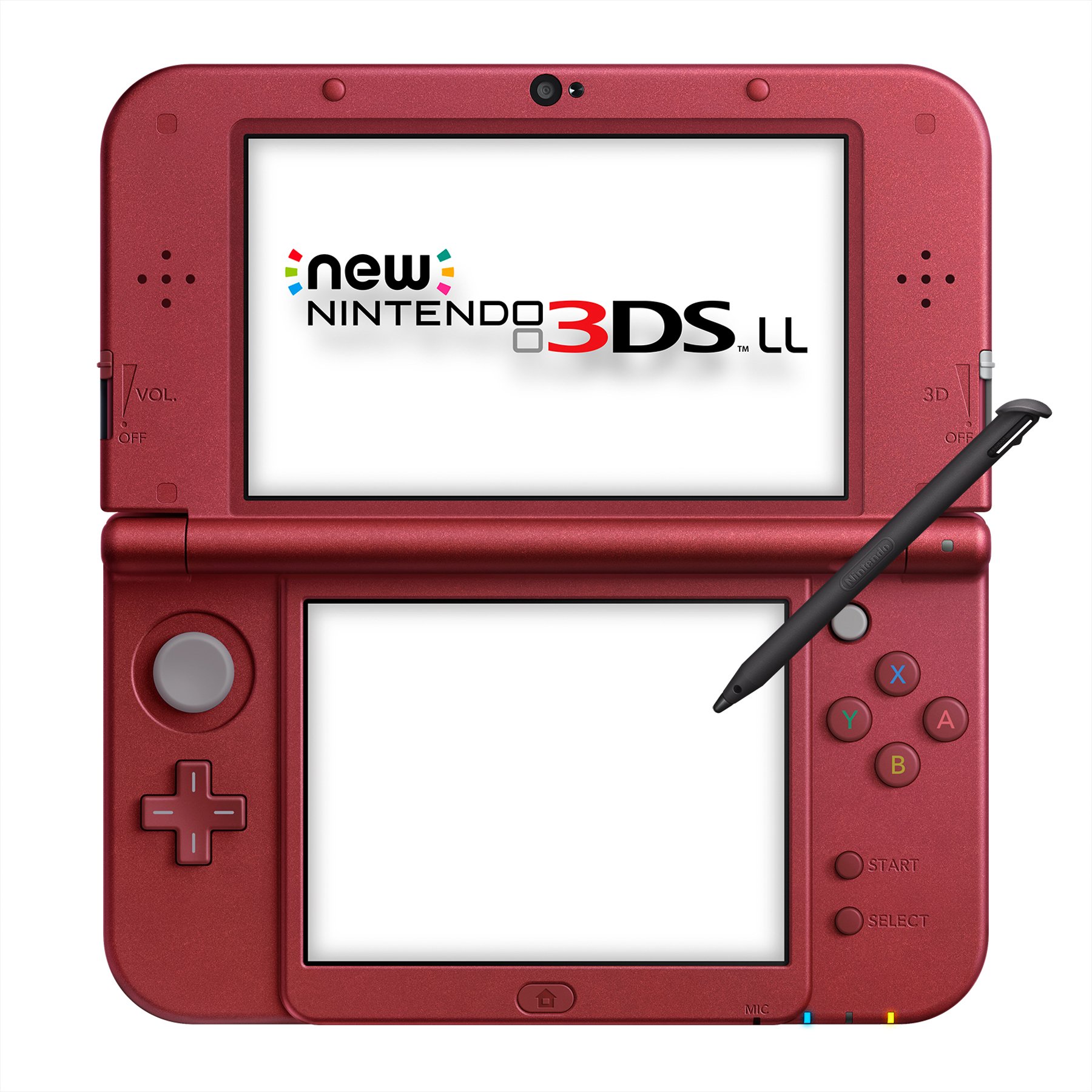 New Nintendo 3dsll Metallic Red