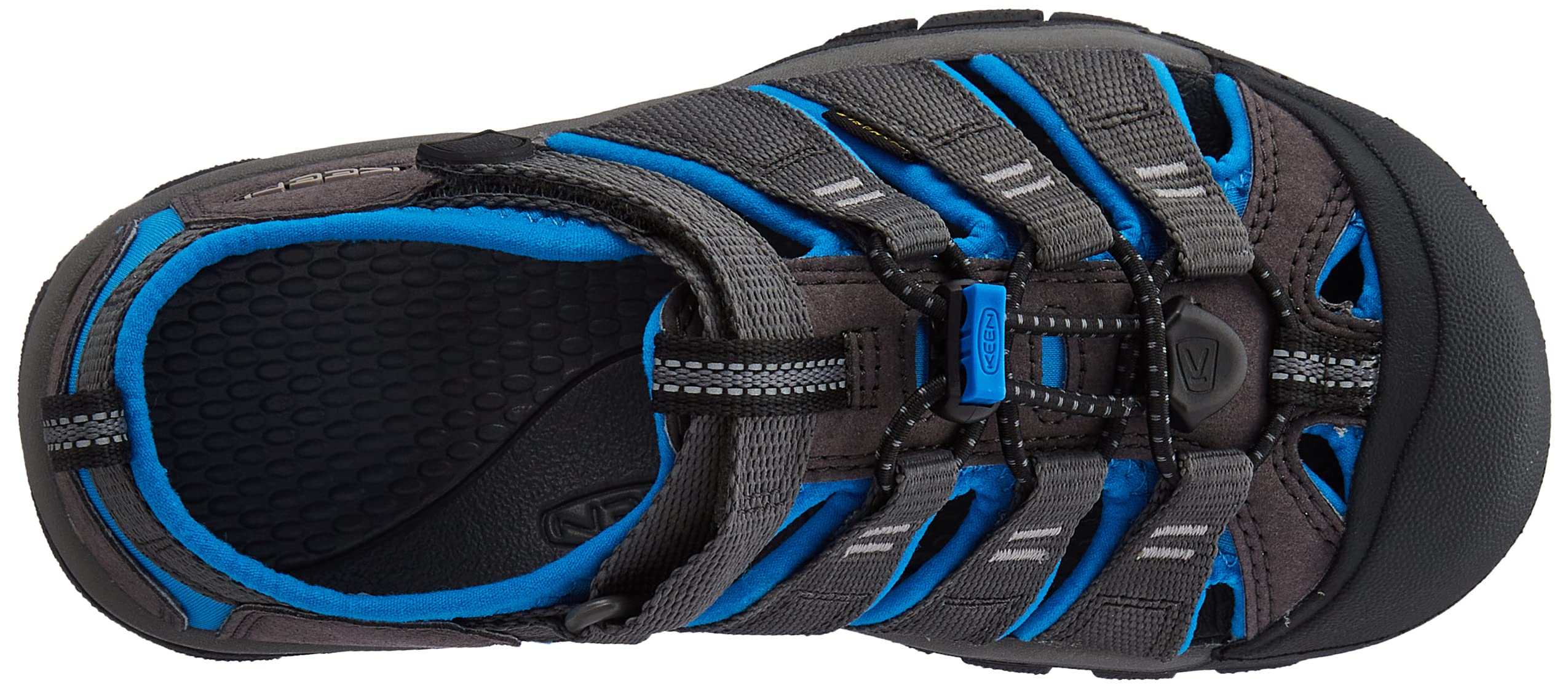 KEEN Unisex-Child Newport H2 Closed Toe Water Sandals, Magnet/Brilliant Blue, 11 Little Kid US