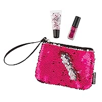 Style.Lab by Fashion Angels Magic Sequin Beauty Wristlet - Pink to Silver