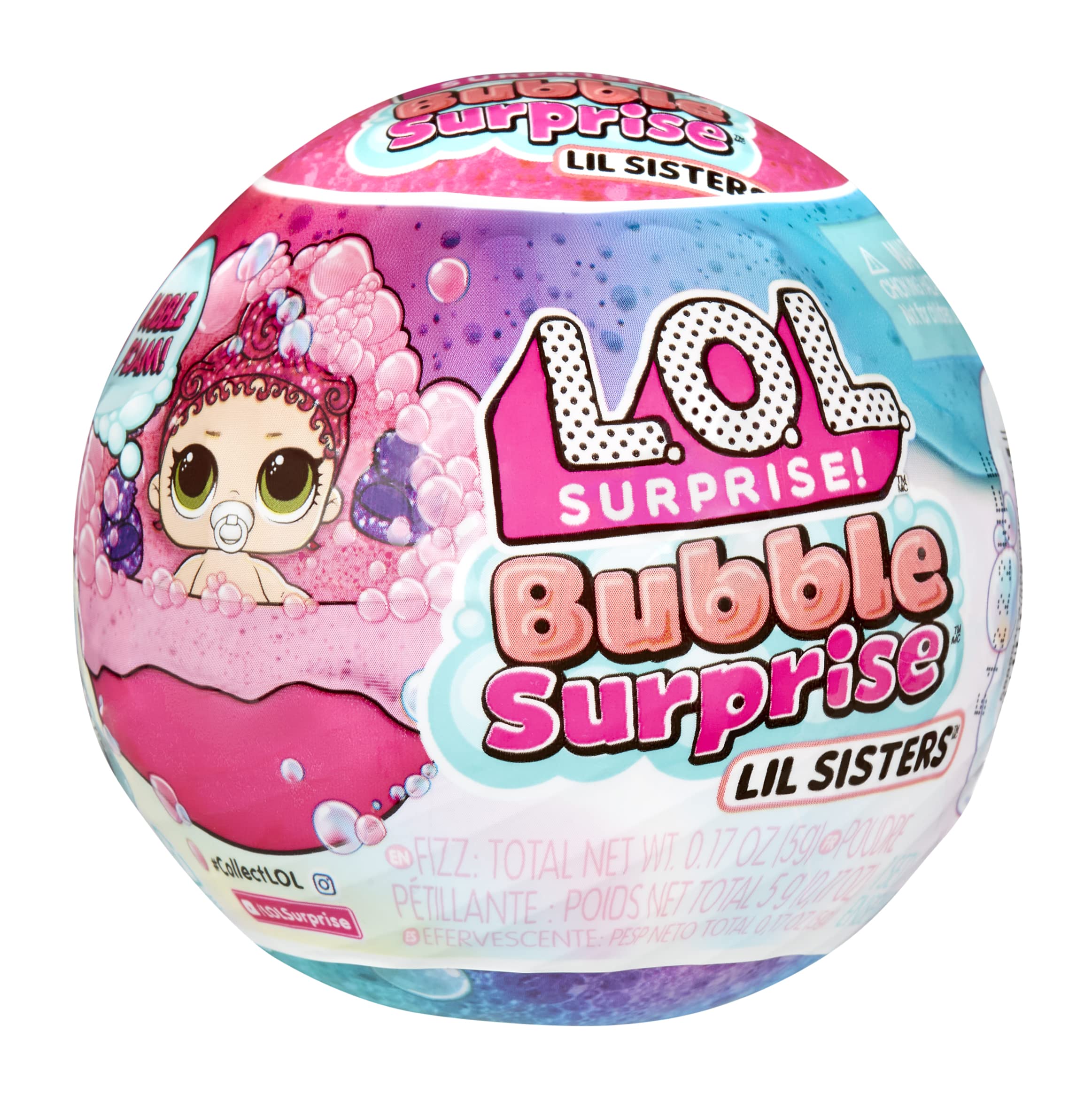 L.O.L. Surprise! Bubble Surprise Lil Sisters 3-Pack