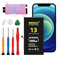 Replacement for iPhone 13 Battery, 3500mAh High Capacity Li-ion Polymer Replacement Battery for Model A2635 A2634 A2633 A2631 A2482 with Professional Repair Tool Kits