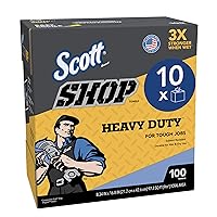 Scott® Shop Towels Heavy Duty™ (54014), Blue Shop Towels for Solvents and Heavy Duty Jobs, 8.34